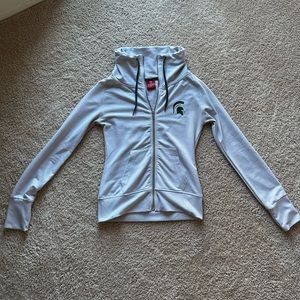 Women’s long sleeve Michigan State zip up